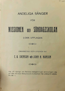 Andeliga Sånger för Missionen och Söndagsskolan (RLDS) (1900)