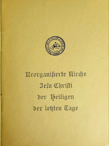 Reorganisierte Kirche Jesu Christi der Heiligen der letzten Tage (RLDS) (1950ca)